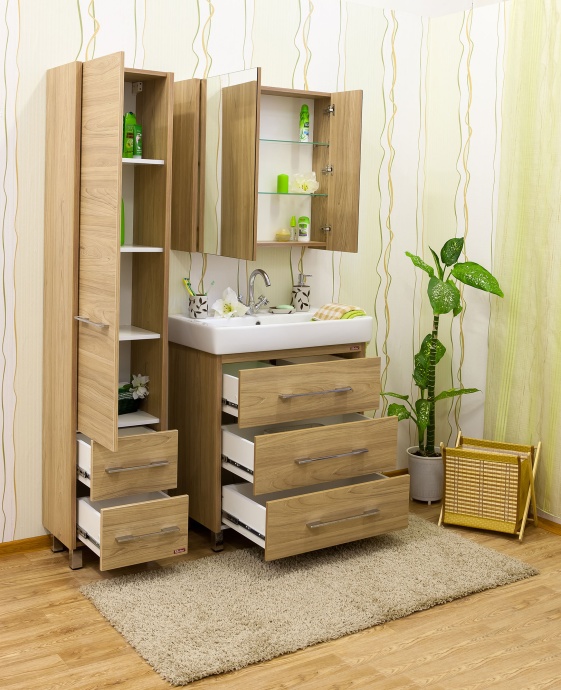 Тумба для комплекта Sanflor Ларго 70 вяз швейцарский C0002109 - 2