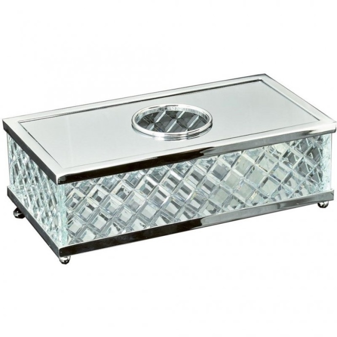 Салфетница Boheme Murano crystal хром глянцевый 10231 - 0