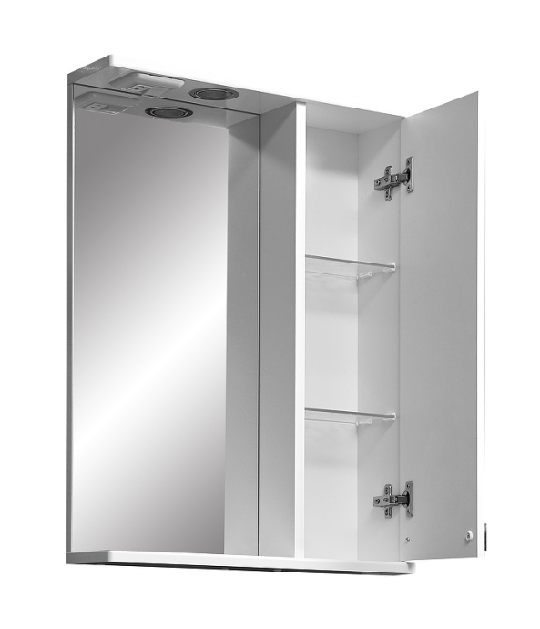 Зеркало-шкаф Stella Polar Ванда 50 R с подсветкой белый SP-00000198 - 2