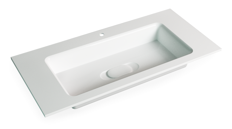 Мебельная раковина Jorno Modul 100 Mol.08.100/W - 0