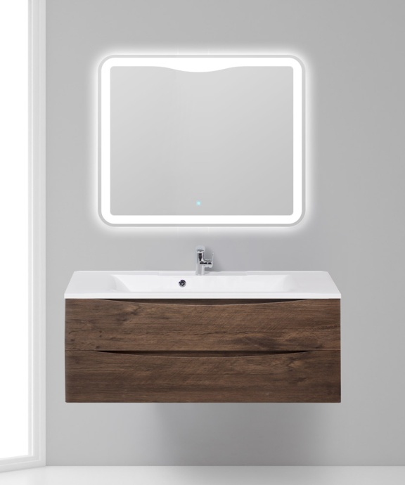 Тумба с раковиной BelBagno Marino 120 rovere moro - 1