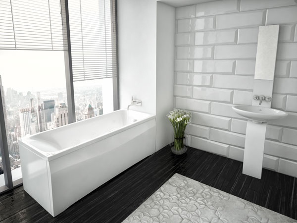 Акриловая ванна Акватек Альфа 150x70, слив справа ALF150-0000043 - 1