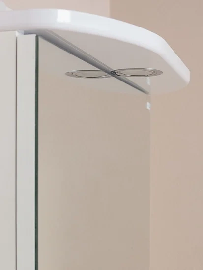 Зеркало-шкаф Onika Лидия 50 R с подсветкой, белый  205004 - 1