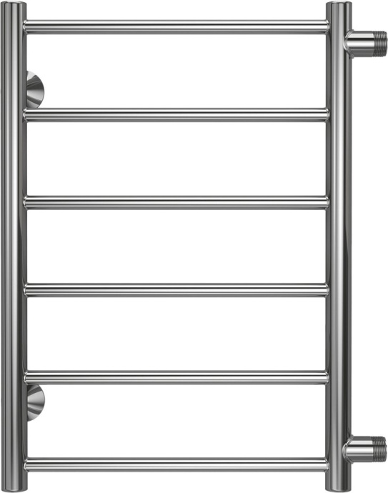 Водяной полотенцесушитель Terminus Аврора П6 400x600 Хром боковое подключение 4670078529862 - 0