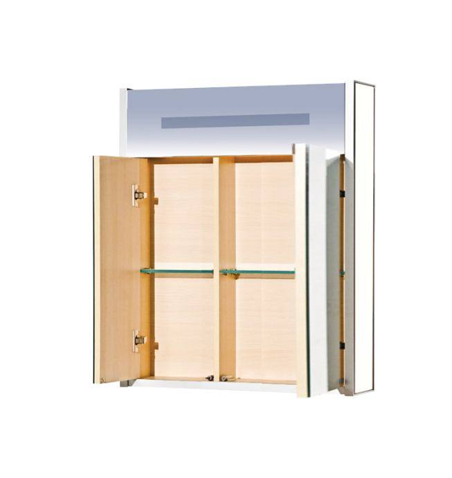 Джулия - 65 Шкаф белый White зеркальный Л-Джу04065-5210 - 3