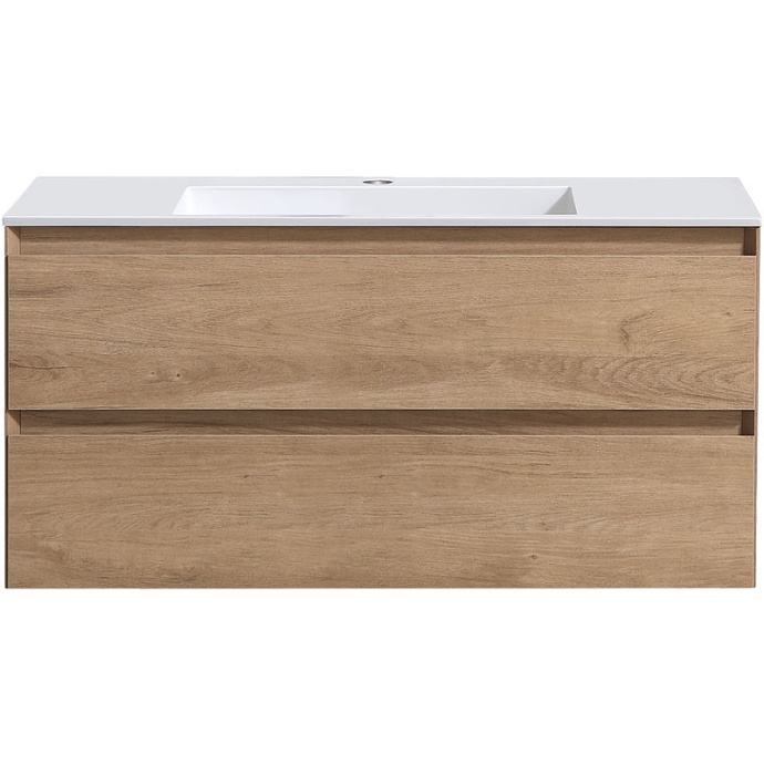 Тумба под раковину Vincea Luka 100 2 ящика светлое дерево VMC-2L100NO - 0