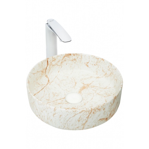 Раковина накладная Weltwasser WW ELBACH 3134 M829 35.5 бежевый  10000004542 - 0