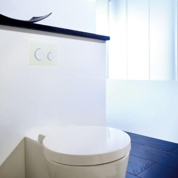 Кнопка смыва TECE Loop 9240650 белое стекло - 2