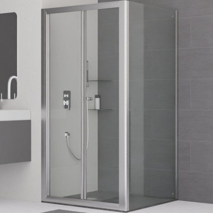 Душевой уголок RGW Classic CL-41 75х100 профиль хром стекло прозрачное 040941750-011 - 0