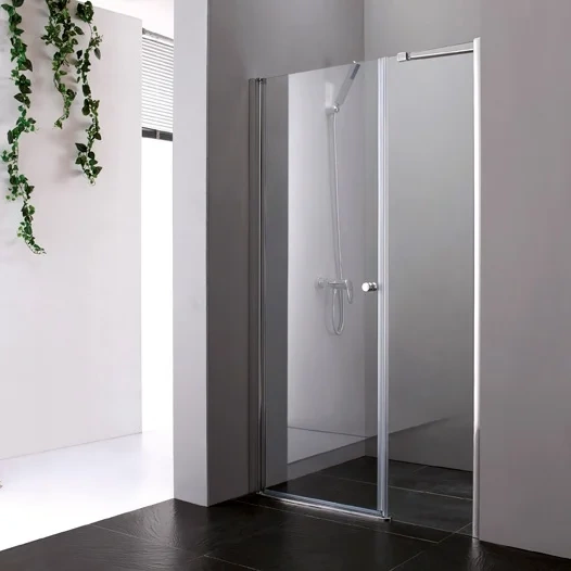 Душевая дверь Cezares Elena 110 хром стекло рифленое ELENA-W-B-11-30+80-P-Cr-L - 0