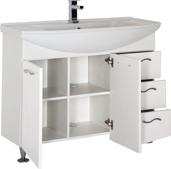 Тумба с раковиной Aquanet Моника 105 - 4