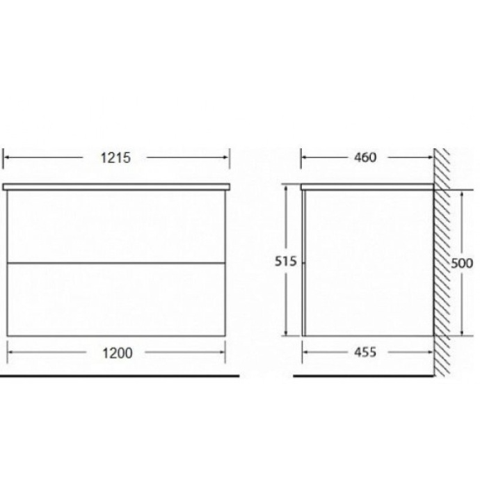 Тумба под раковину BelBagno Etna 120 белый ETNA-1200-2C-SO-BL-P - 5