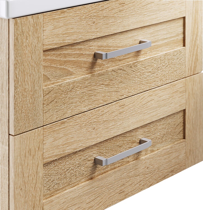 Тумба с раковиной Aqwella Foster 80 подвесная - 4