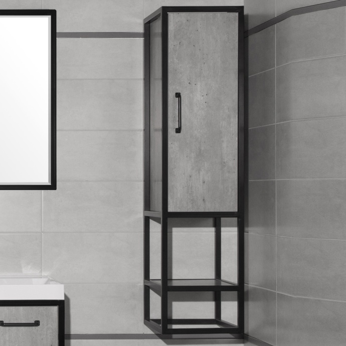 Шкаф-пенал Style Line Лофт 30 бетон ЛС-000010025 - 0