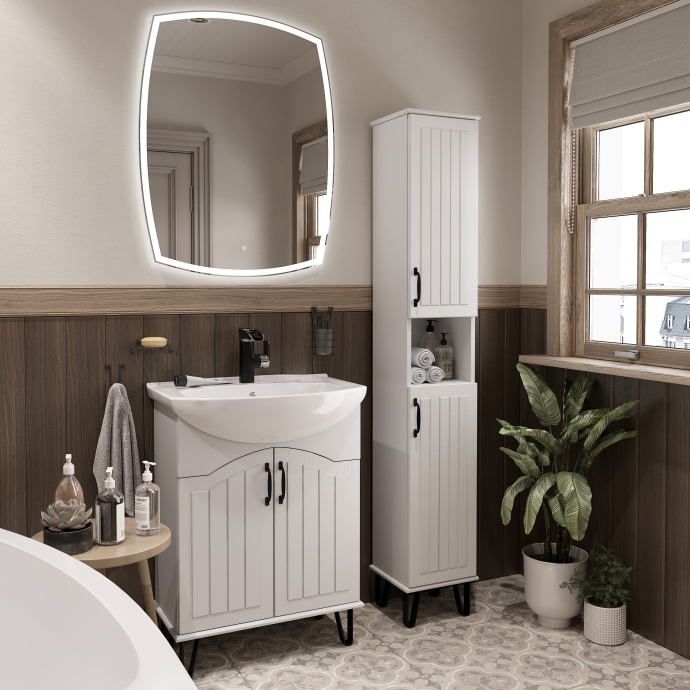 Мебель для ванной DIWO Сочи 65 белая 564077 - 1