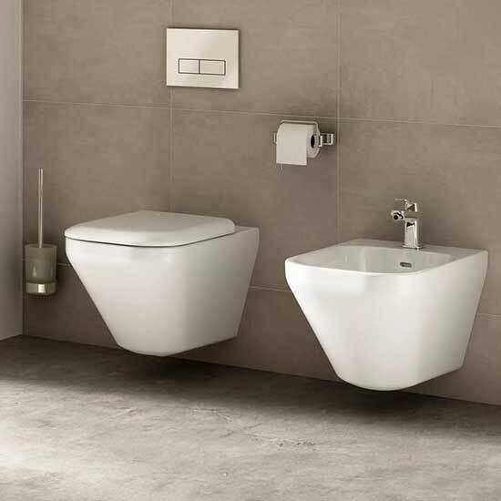 K523601 TONIC II Подвесное биде, с крепежом TT0299327 (для полностью скрытого монтажа), с керамической накладкой слива - 2