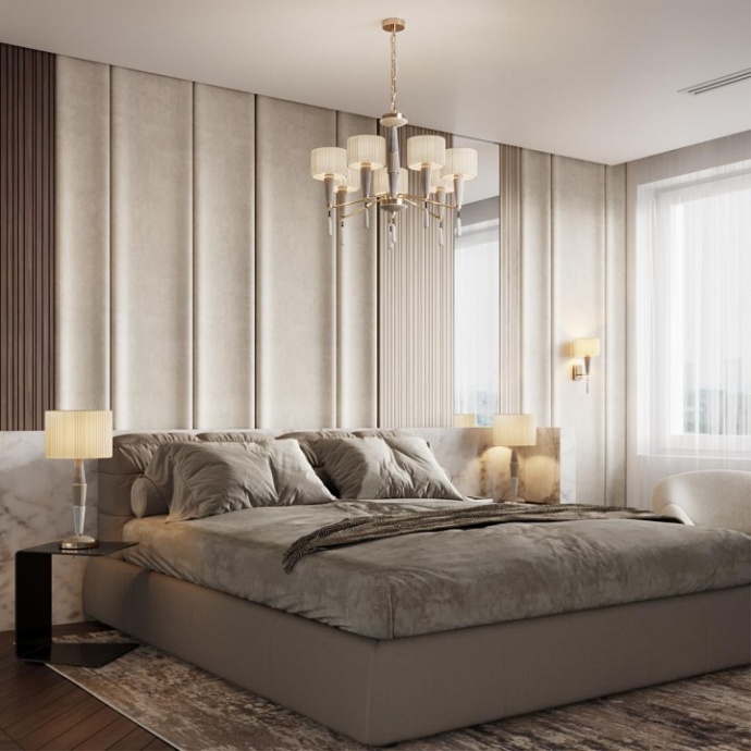 Подвесная люстра Odeon Light Exclusive Latte 5403/7 - 5