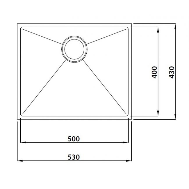 Мойка кухонная Kaiser KSM-5343 - 1