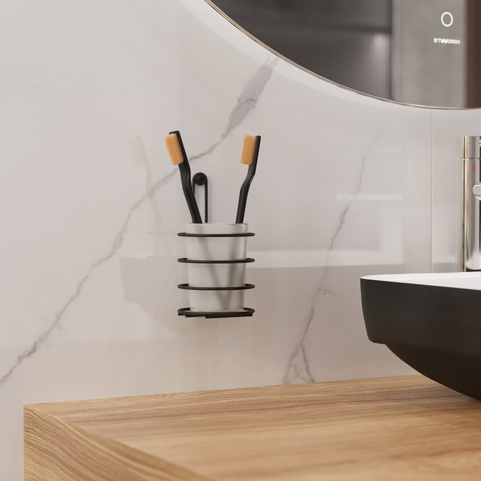 Стакан DIWO Смоленск ПК14786 черный муар - 2