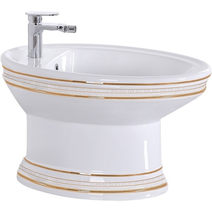 Биде напольное Ceramalux Classic белый  4285 - 0