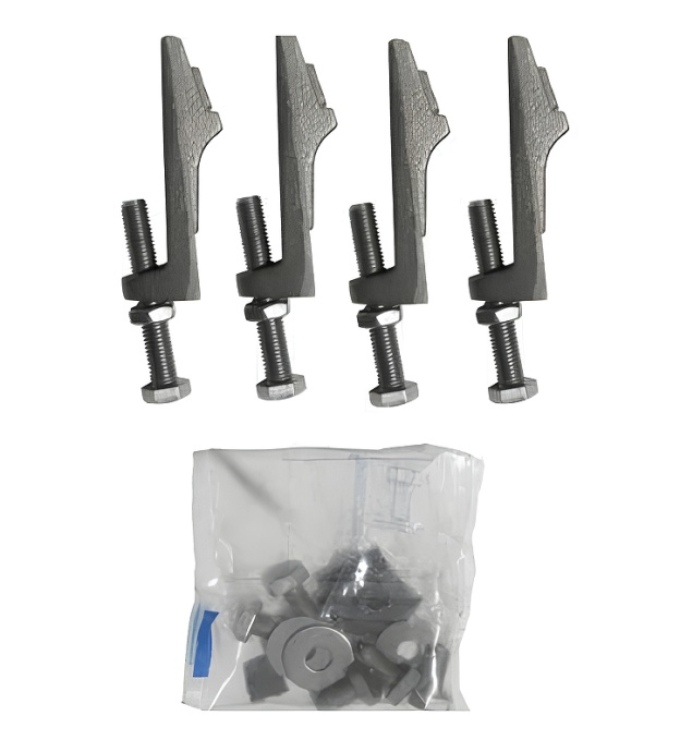 Ножки для чугун Roca 7150412330 на болтах чугун (4 шт) - 1