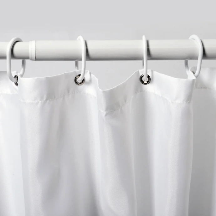 Штора для ванной Wasserkraft Vils 240х200 белый SC-10203 - 2