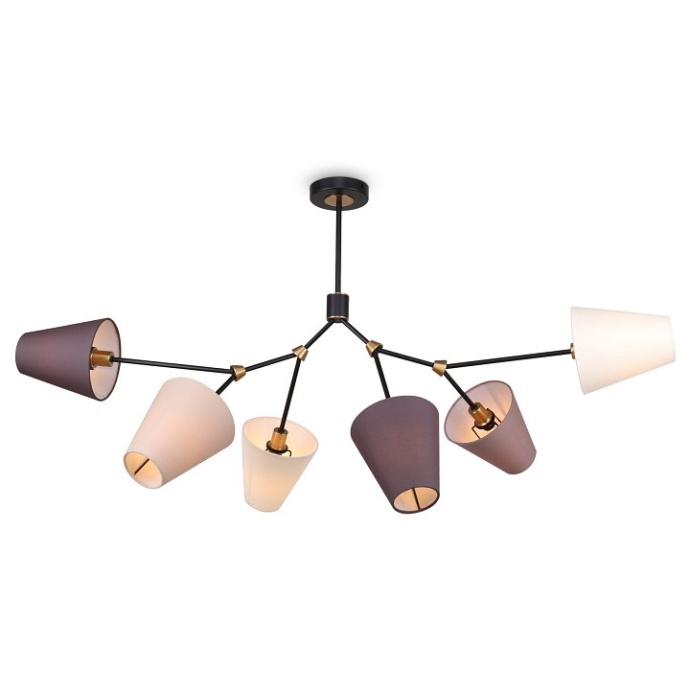 Люстра на штанге Freya Hats FR5370CL-06B - 0