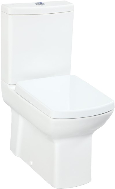 Чаша для унитаза-компакта Creavit Lara LR360 к стене, белая LR360-11CB00E-0000 - 2