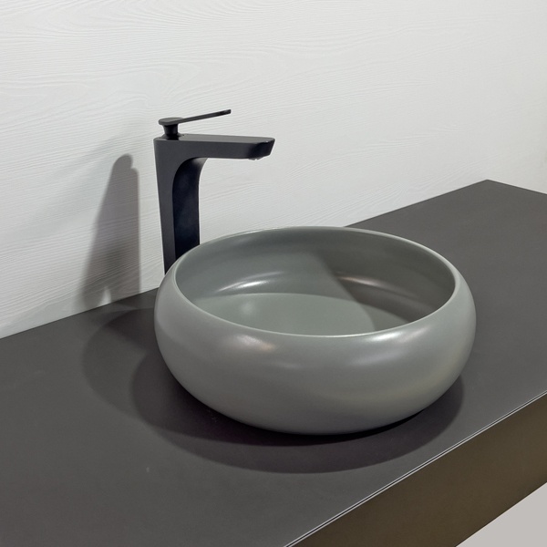 COMFORTY. Раковина COMFORTY 113MH светло серая матовая 00-00012226 - 5