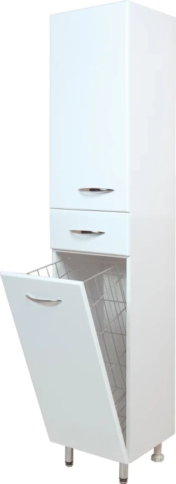 Шкаф-пенал Onika Модерн 40 L с бельевой козиной, белый  404009 - 0