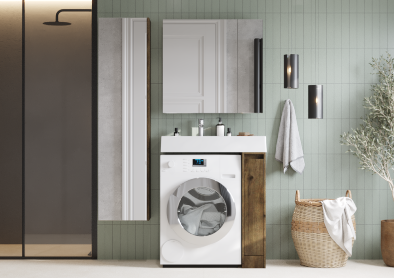 Тумба под раковину без фасада Aquaton Лондри 20 светлое дерево 1A267101LHDR0 - 12