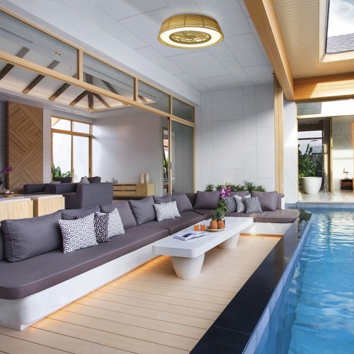 Светильник с вентилятором Mantra (люстры-вентиляторы) Indonesia 8225 - 2