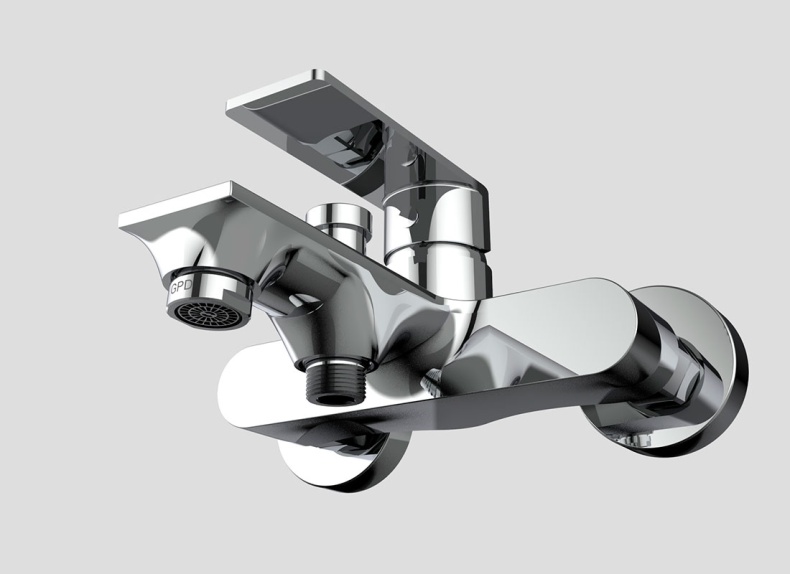 Смеситель для ванны с душем GPD Provido хром MBB155 - 2