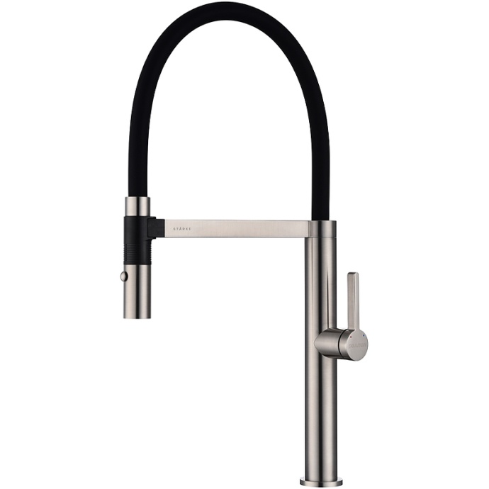 Смеситель для кухни Paulmark Leader сталь Le214101-NI - 0