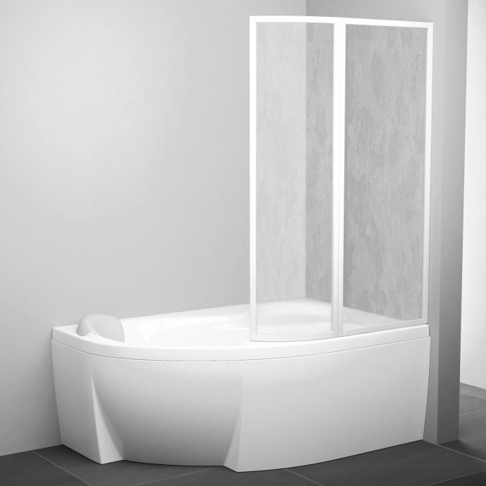 Шторка на ванну Ravak VSK2 Rosa 170 R Rain 76PB010041 - 0