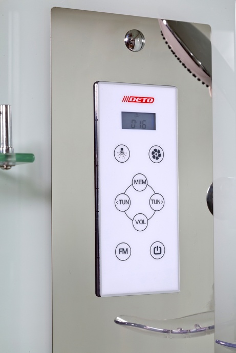 Душевая кабина DETO Z120KERAVAEL с средним поддоном - 22