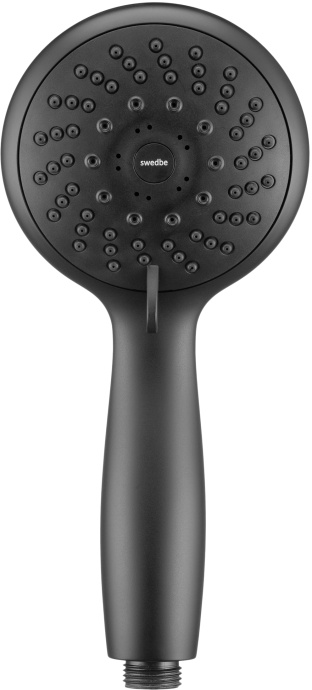 Душевая лейка Swedbe Hermes черный матовый  5122B - 1