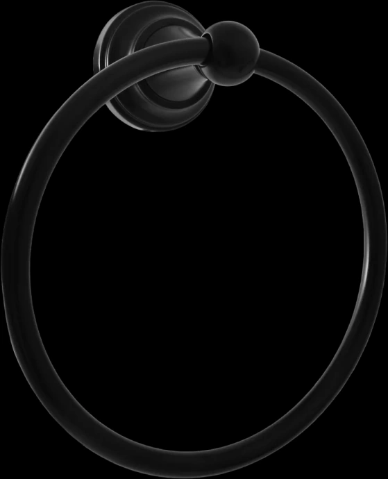 Полотенцедержатель Rav Slezak Morava черный матовый MKA0104CMAT - 0