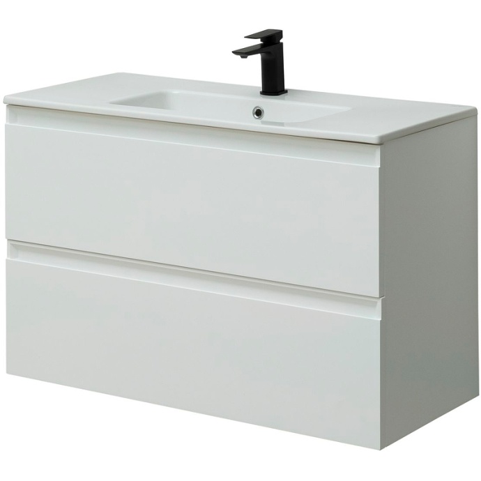 Тумба под раковину Allen Brau Eclipse 100 белый матовый 1.E1003.WM - 0