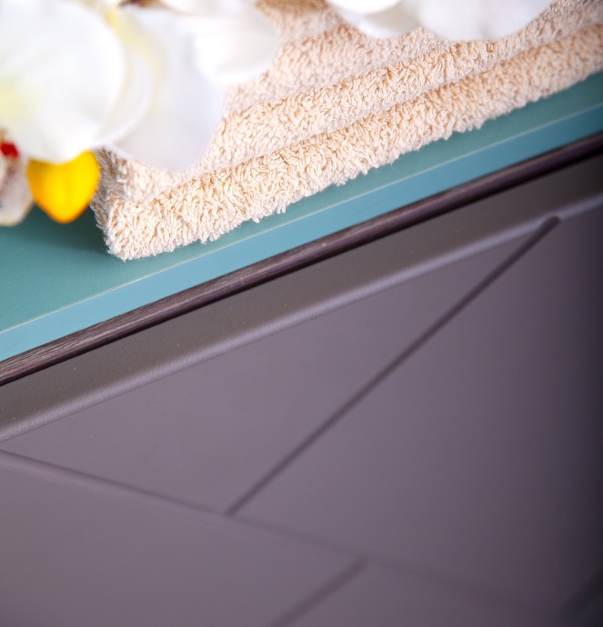 Мебель для ванной Бриклаер Кристалл 80 софт графит - 12