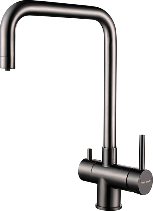 Смеситель для кухни Paulmark Wetter темный хром We213030-GM - 0