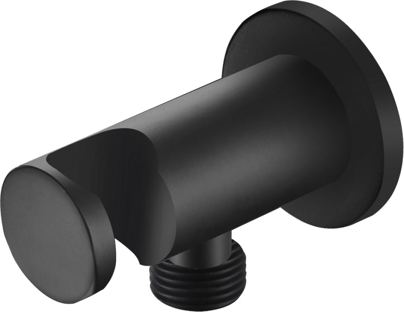 Шланговое подключение Allen Brau Priority 5.31015-31 с держателем для душа, чёрный матовый - 0