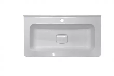 Встраиваемая раковина Style Line Каре Люкс Мини 80 белая СС-00002297 - 3