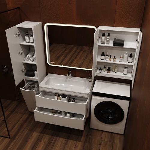 Тумба под раковину Style Line Бергамо мини 90 белая СС-00002364 - 2