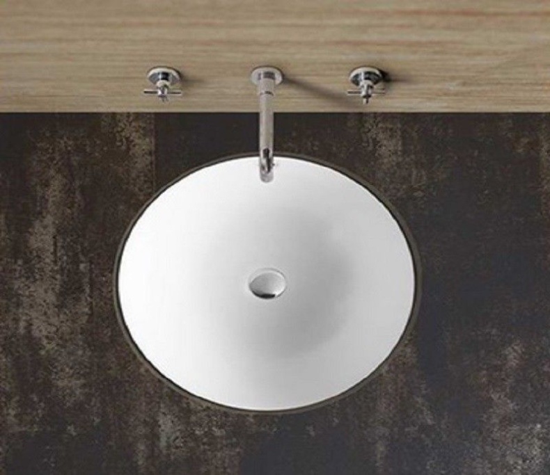 Раковина встраиваемая CeramaLux N 43 см белый  NYJ848 - 0