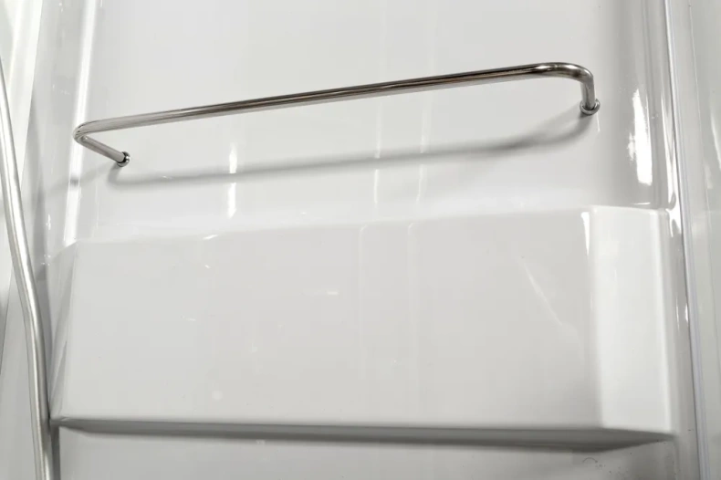 Душевая кабина Deto L 120х80 с гидромассажем, хром  L620LNGM - 5