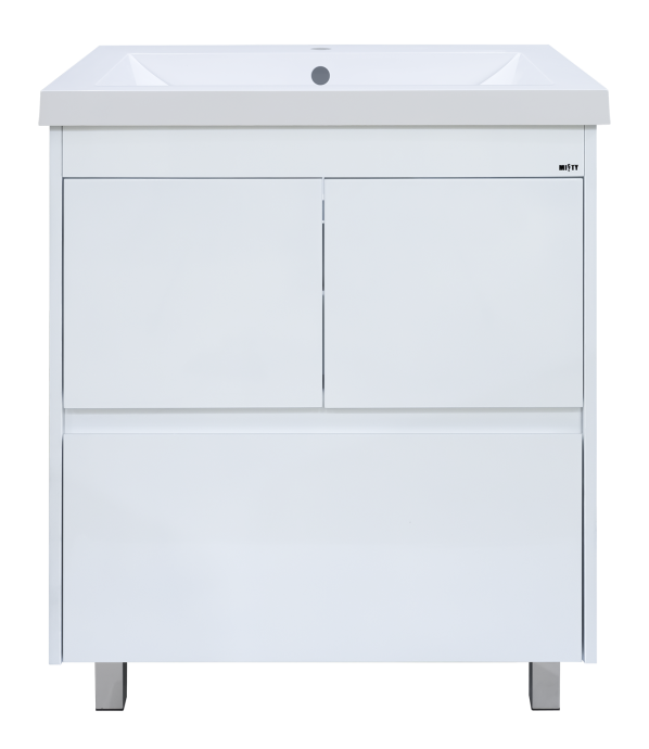 Тумба под раковину Misty Алиса 58 напольная, белая Э-Али01058-0112Я - 0