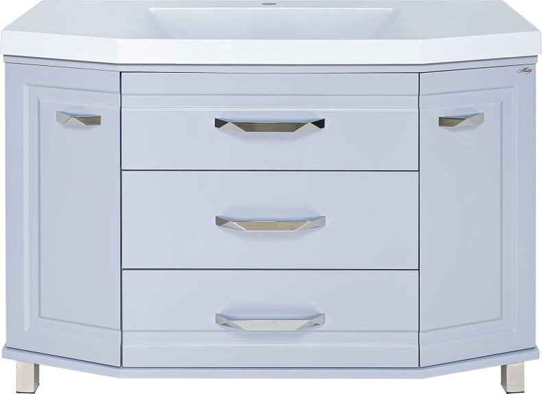 Тумба для комплекта Misty Терра 110 серая П-Тер01110-01503Я - 2