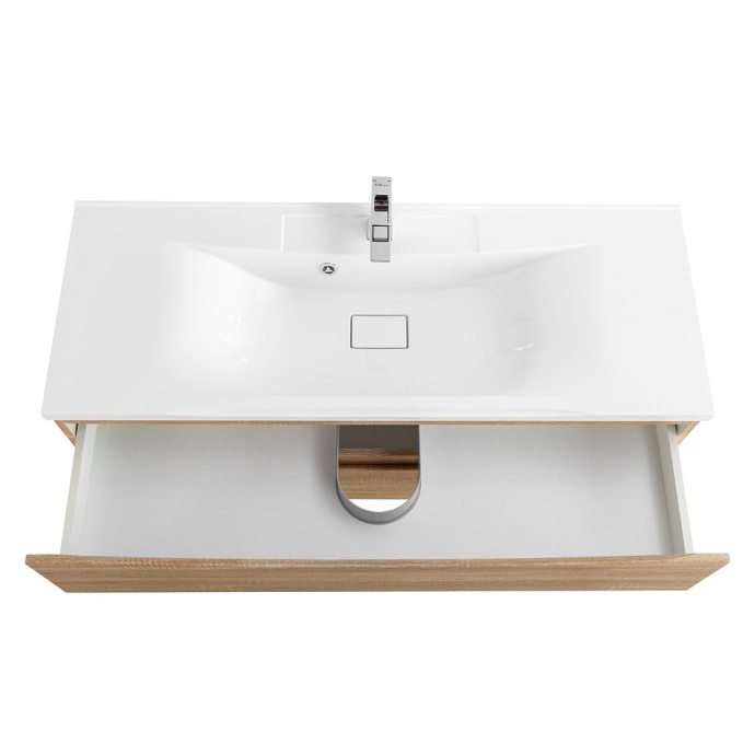 Тумба с раковиной Belbagno Marino 120 светлое дерево - 2