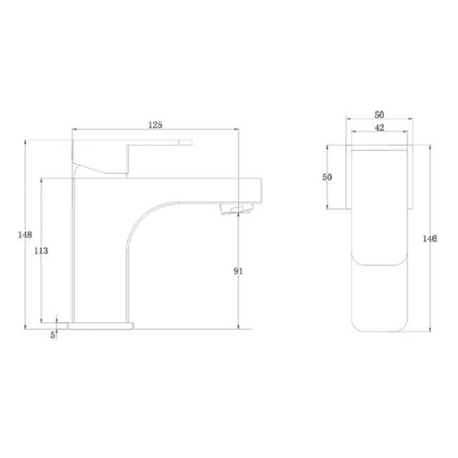 Смеситель для биде KAISER Sonat  34088-1 - 1